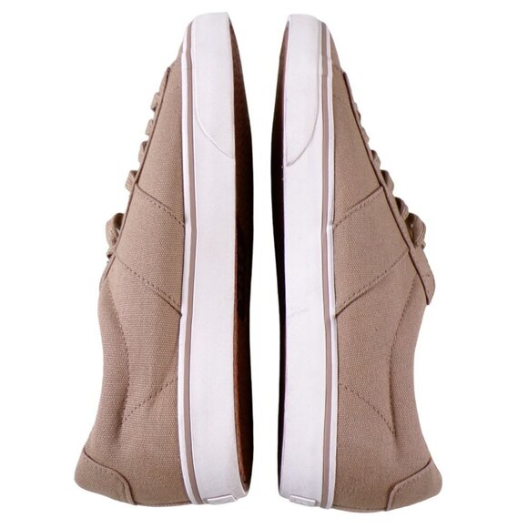 Polo Ralph Lauren Tan Sayer Canvas Low Top Lace Up Sneaker Mens 10.5 NEW #530 main image 5
